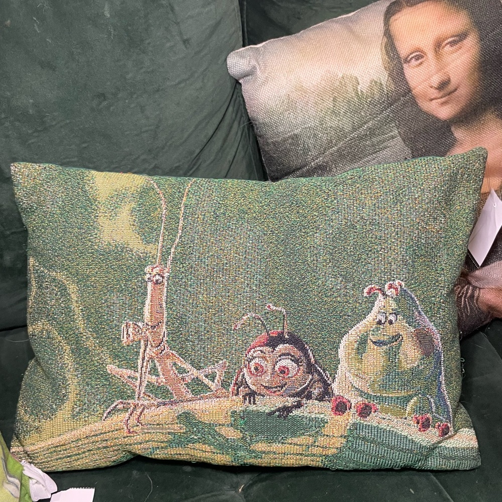PIXAR ITS A BUGS LIFE VTG PILLOW